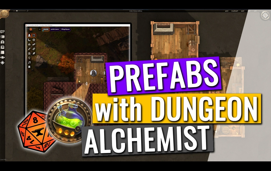 Building prefabs with Dungeon Alchemist & Foundry VTT