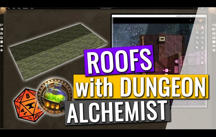 Create Roofs in Dungeon Alchemist